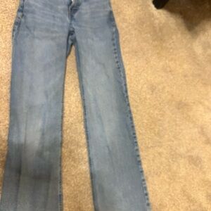 Mango Light Blue Flare Jeans